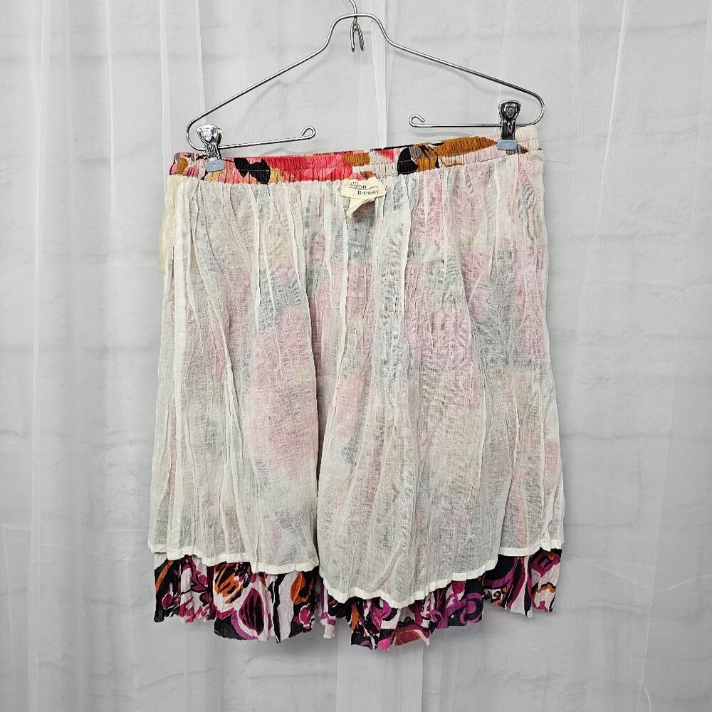 Allison Brittney Skirt Pink Fairy Floral Whimsical Cottage S NWT - Picture 7 of 11